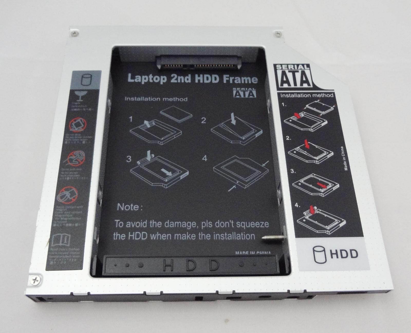 2nd Hard Drive HDD SSD Caddy For Asus M50s M50v M60vp M70s 12.7mm SATA Caddy