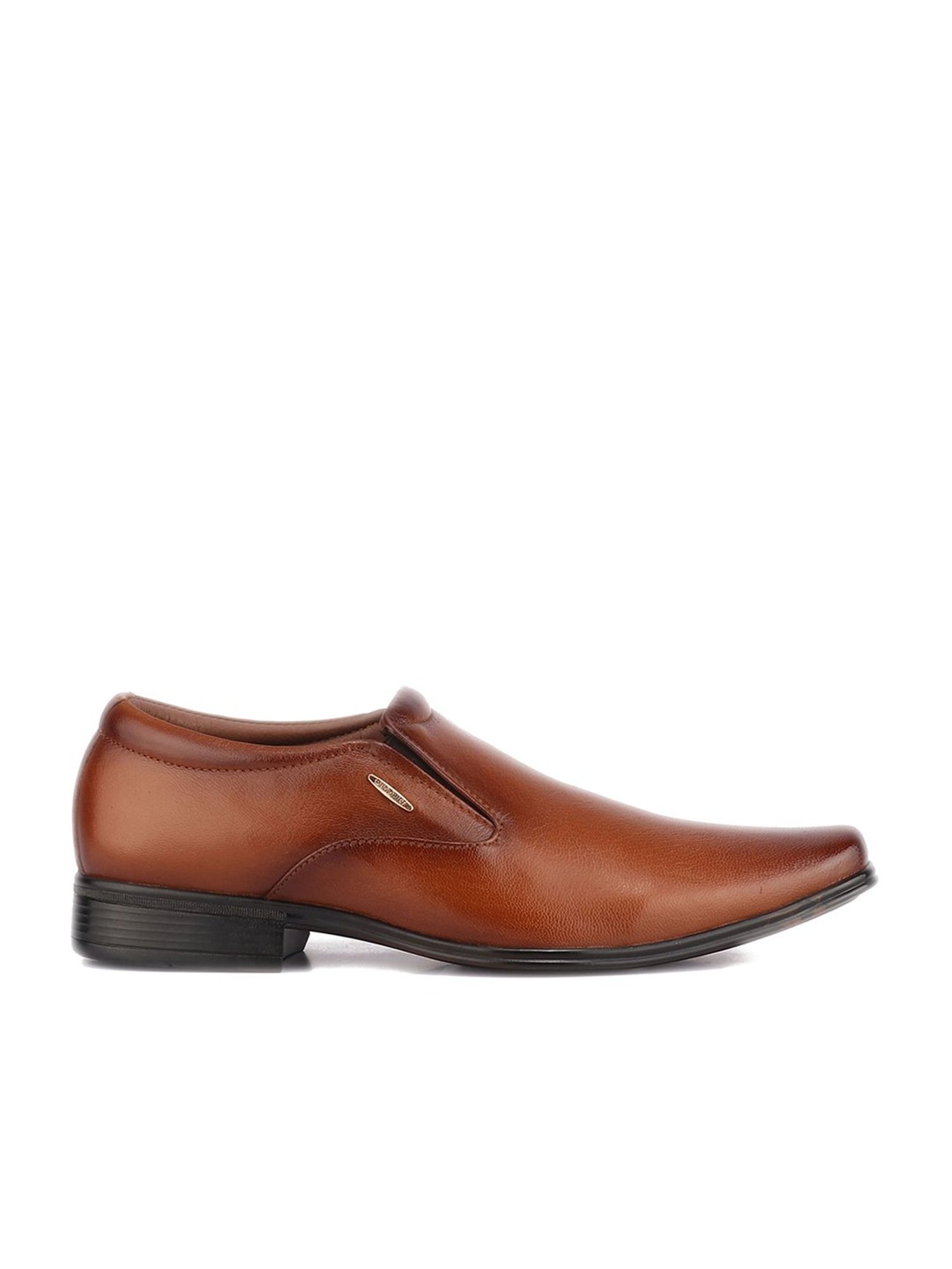 Red Chief Men's Tan Formal Slip-Ons