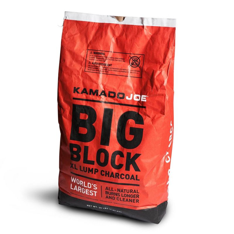 Kamado Joe All Natural Big Block Argentinian XL Premium Charcoal, 20 Lb (2 Pack)