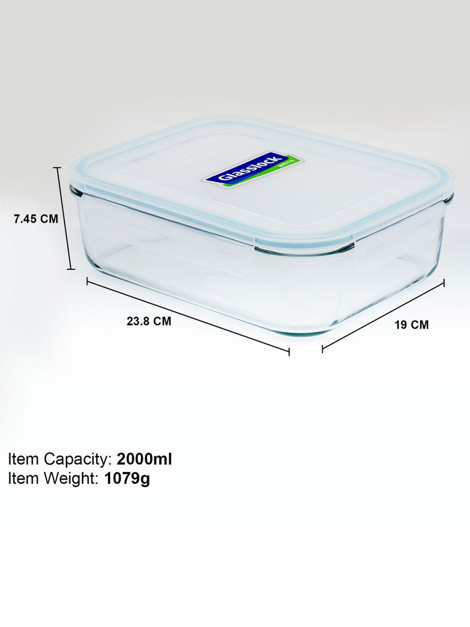 Borosilicate Glass Containers with Lids Microwave Safe Container for Glass Food Storage Containers