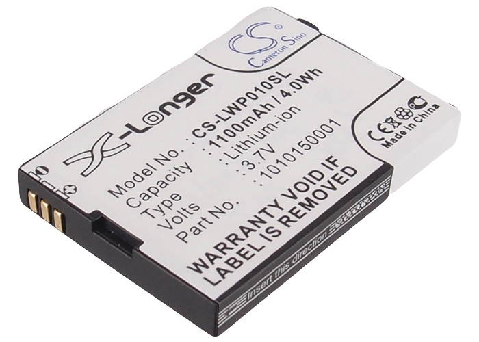1100mAh 1010150001 Battery for Locktec WP04, WP04 Wireless WiFi VoIP SIP Phone