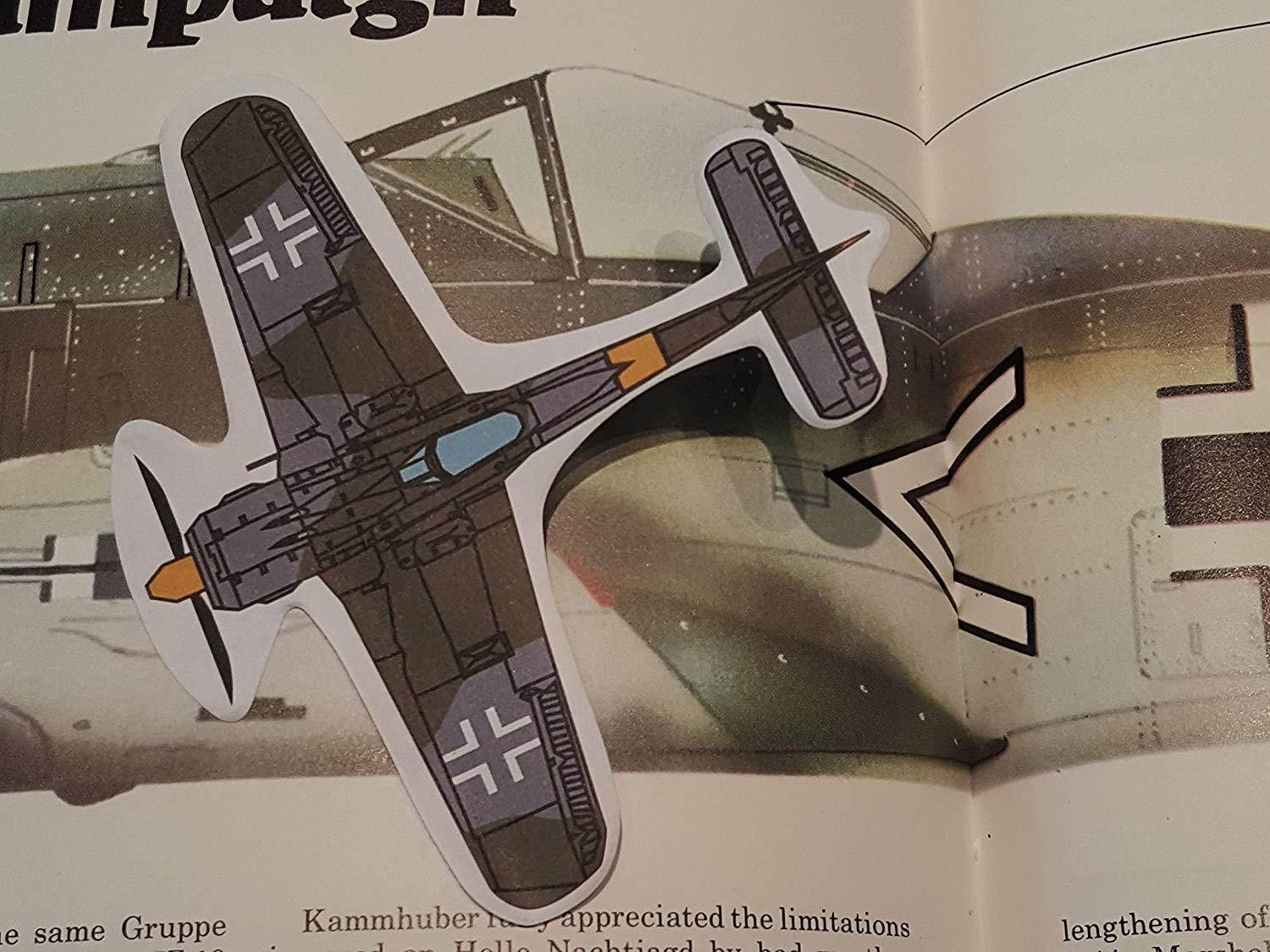 Focke-wulf Fw 190 Plane Sticky Note 2 Pack World War 2 German Fighter Airplane Model