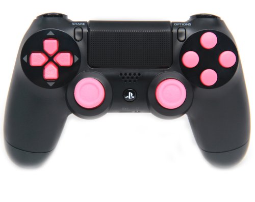 Black/Pink Ps4 Rapid Fire Custom Modded Controller