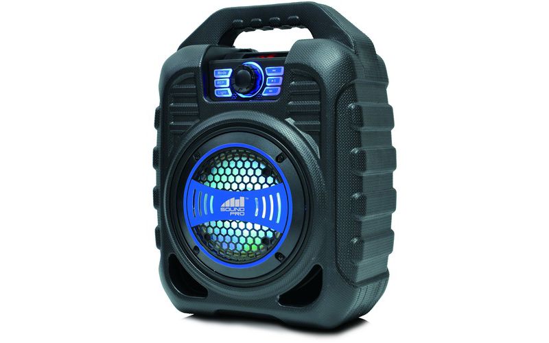 Naxa SOUND PRO NDS-5000 Portable Bluetooth Speaker System - Blue - Battery Rechargeable - USB
