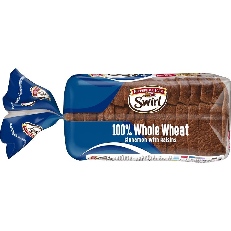 Pepperidge Farm 100% Whole Wheat Cinnamon Swirl with Raisins Bread - 16oz