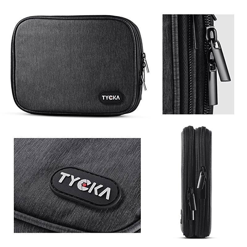Folded Travel Organizer Electronics Bag, Universal Electronics Travel Gadgets Carrying Case Pouch Carry Case for Cable, Cord, USB, SD Cards, Chargers, Deep Gray