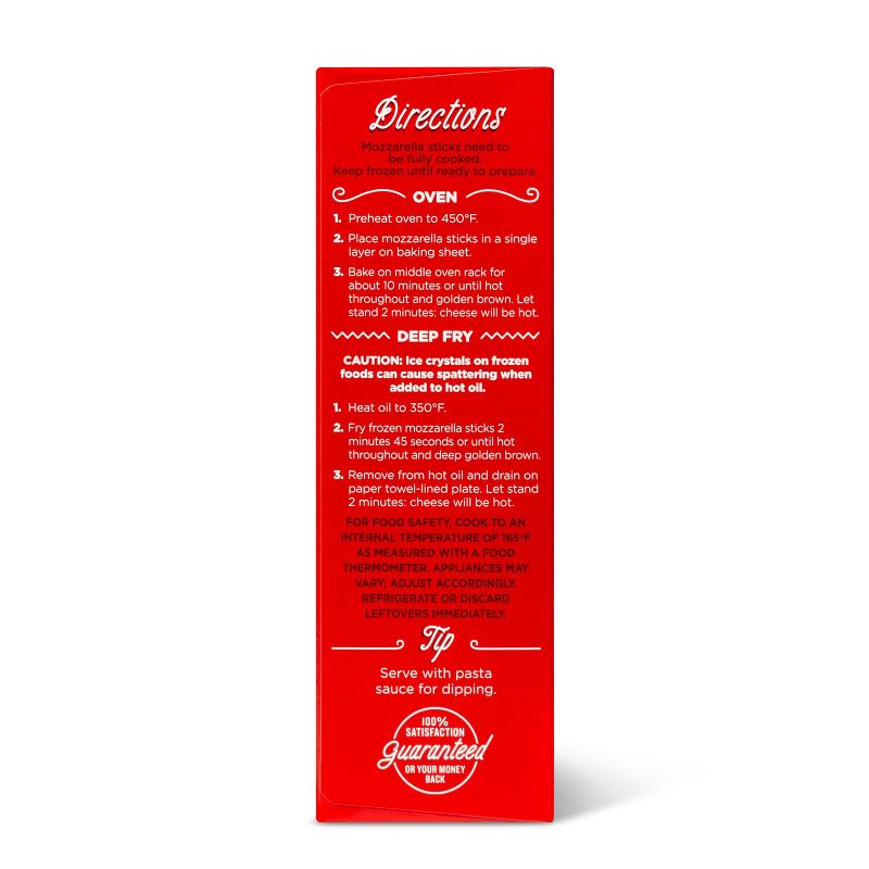 Breaded Frozen Mozzarella Sticks - 8oz - Market Pantry™