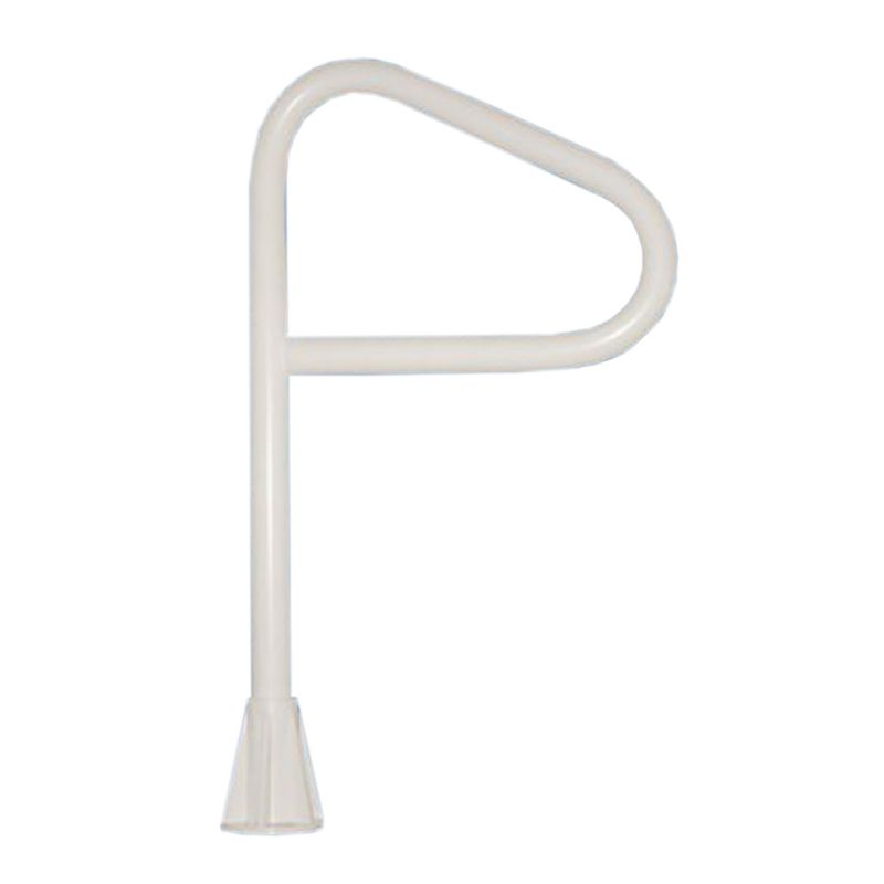 Saftron SF 24 Inch Single Post Polymer In Ground Spa Safety Support Rail, Gray