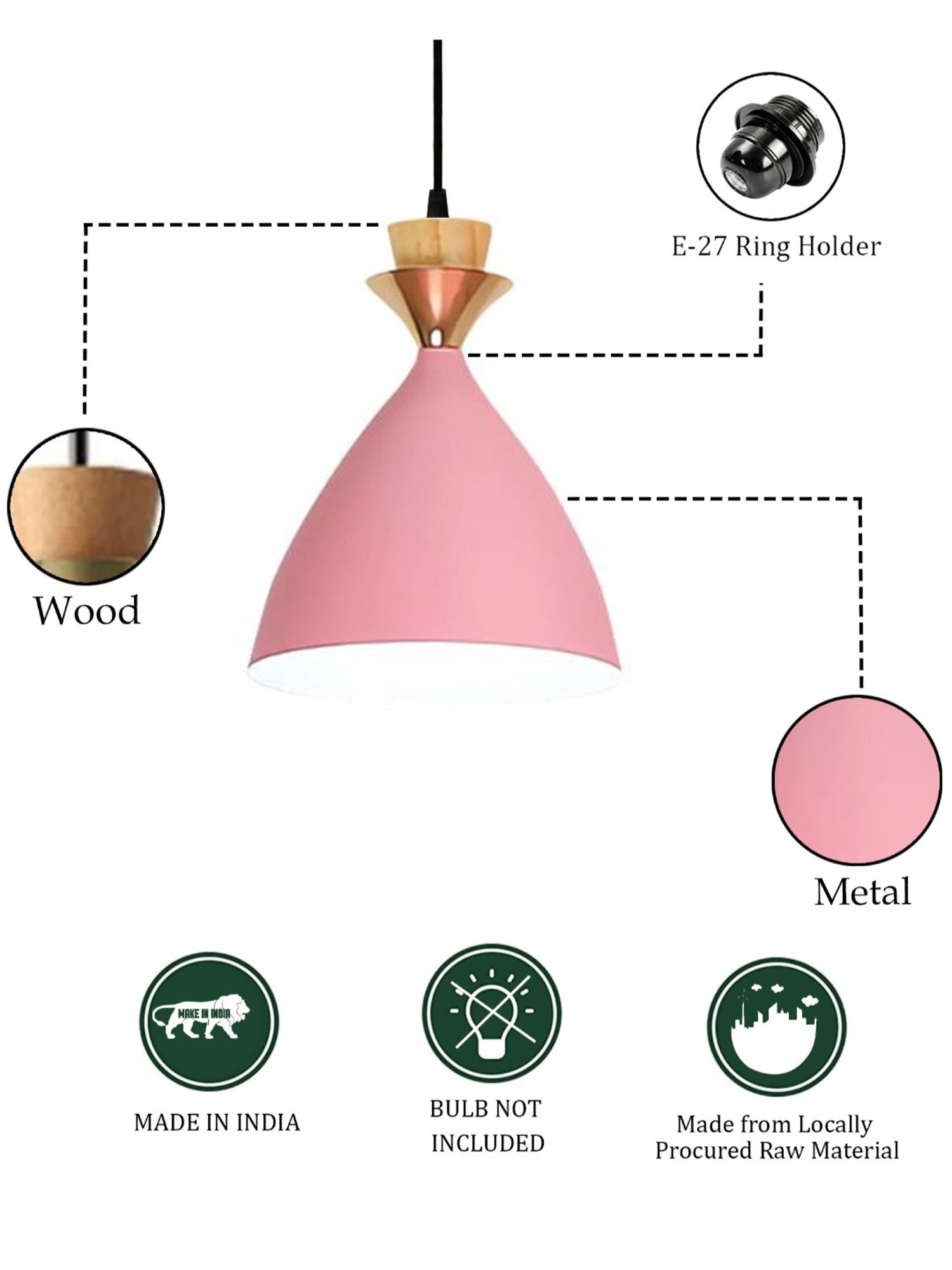 Large Rectangle Natural Lampshade Linen - Project 62™