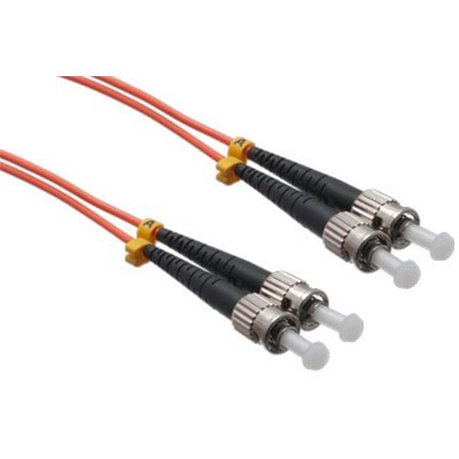 AXIOM ST/ST MULTIMODE DUPLEX OM1 62.5/125 FIBER OPTIC CABLE 15M - TAA COMPLIANT
