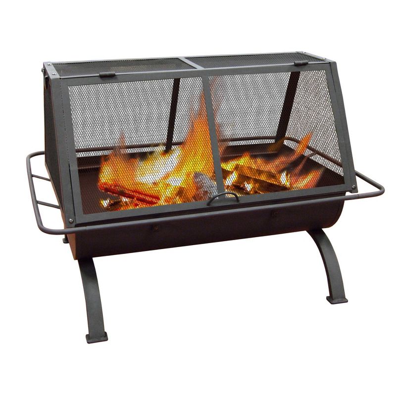 27" Northwoods Wood Burning Fire Pit - Black - Landmann
