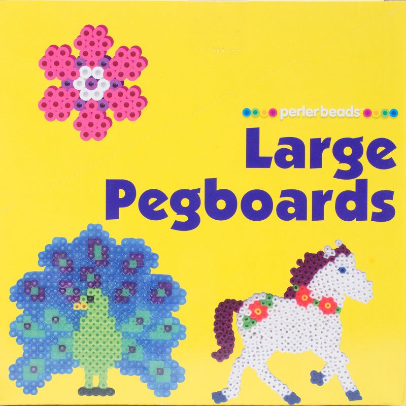 Large Basic Shapes Pegboard Assortment 18 Pieces-Square/Circle/Hexagon