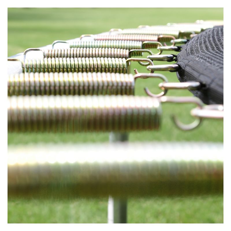 Skywalker Trampolines 15' Round Jump-N-Toss Trampoline with Enclosure - Blue