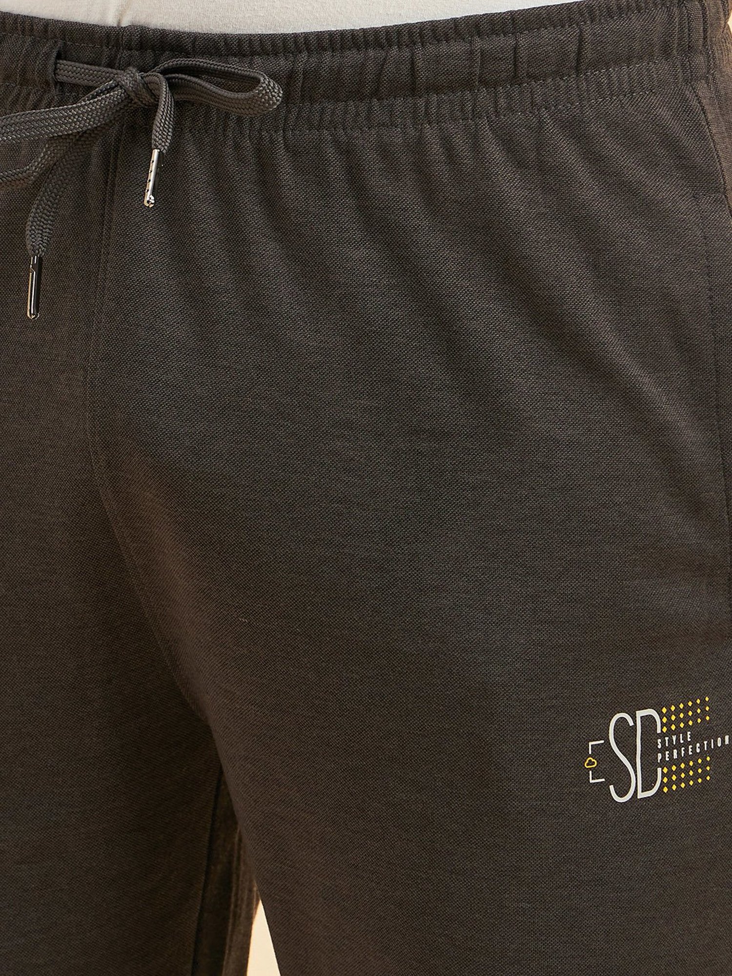 Sweet Dreams Charcoal Melange Regular Fit Shorts