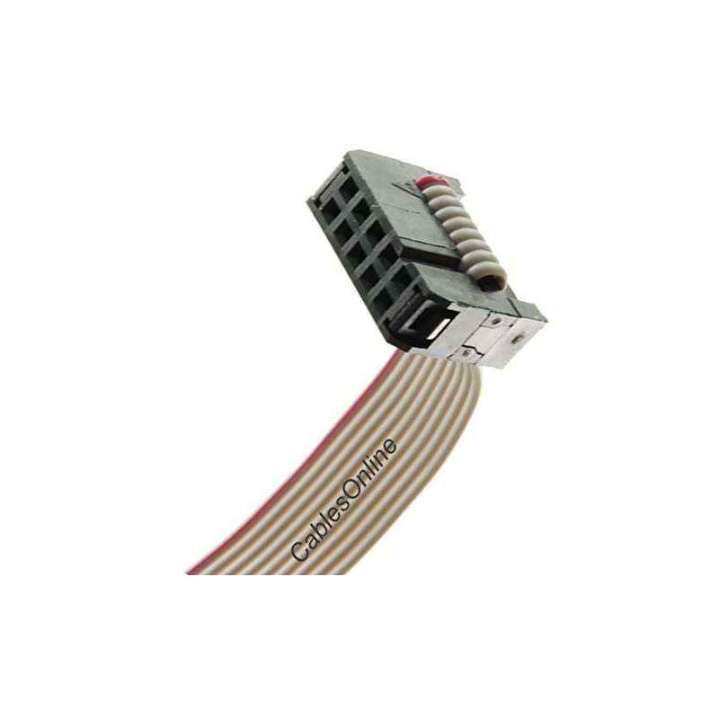 DB9 Male to 10Pin 2x5 IDC Female Motherboard Header Serial Adapter Cable wBracket ADI01B