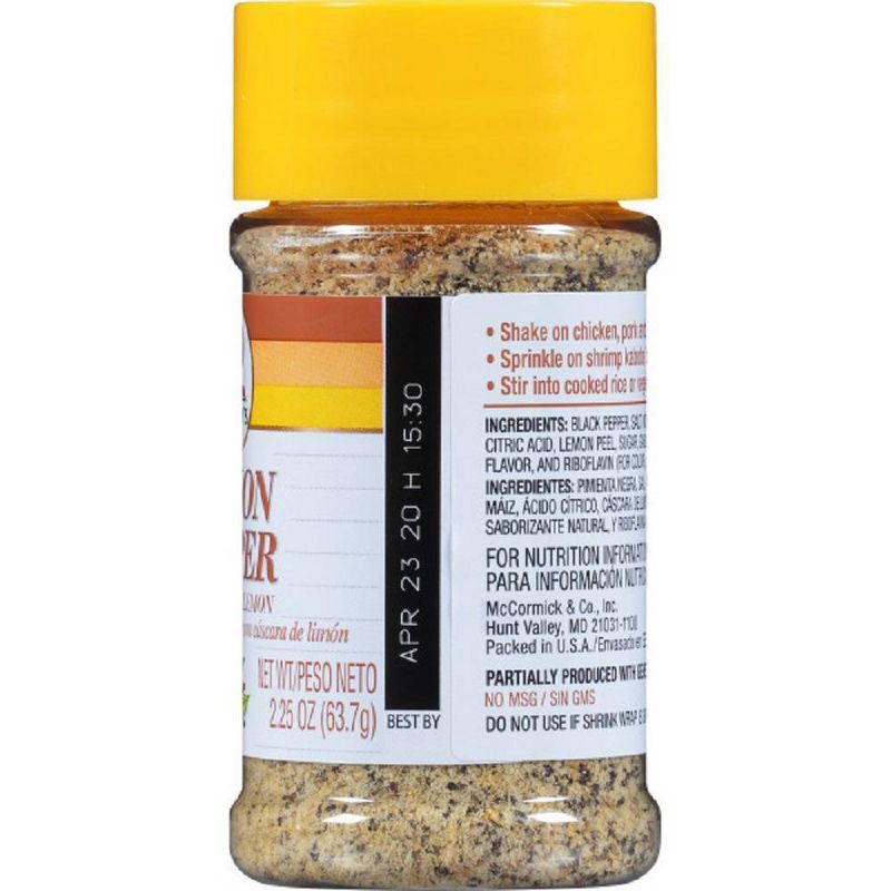 Lawry's Lemon Pepper - 2.25oz