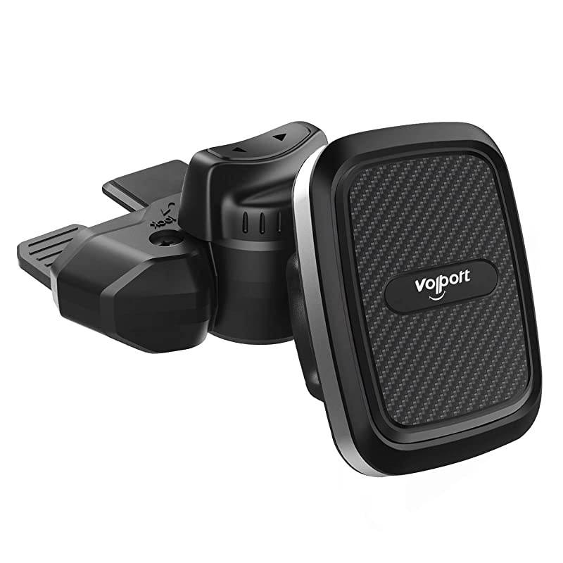 CD Slot Magnetic Phone Car Mount  Universal 360 Magnet CD Player Mount Cell Phone Holder for iPhone 11 Pro Max XS Max Xr iPad Samsung Galaxy S10+ Mini Tablets GPS and Android Smartphone