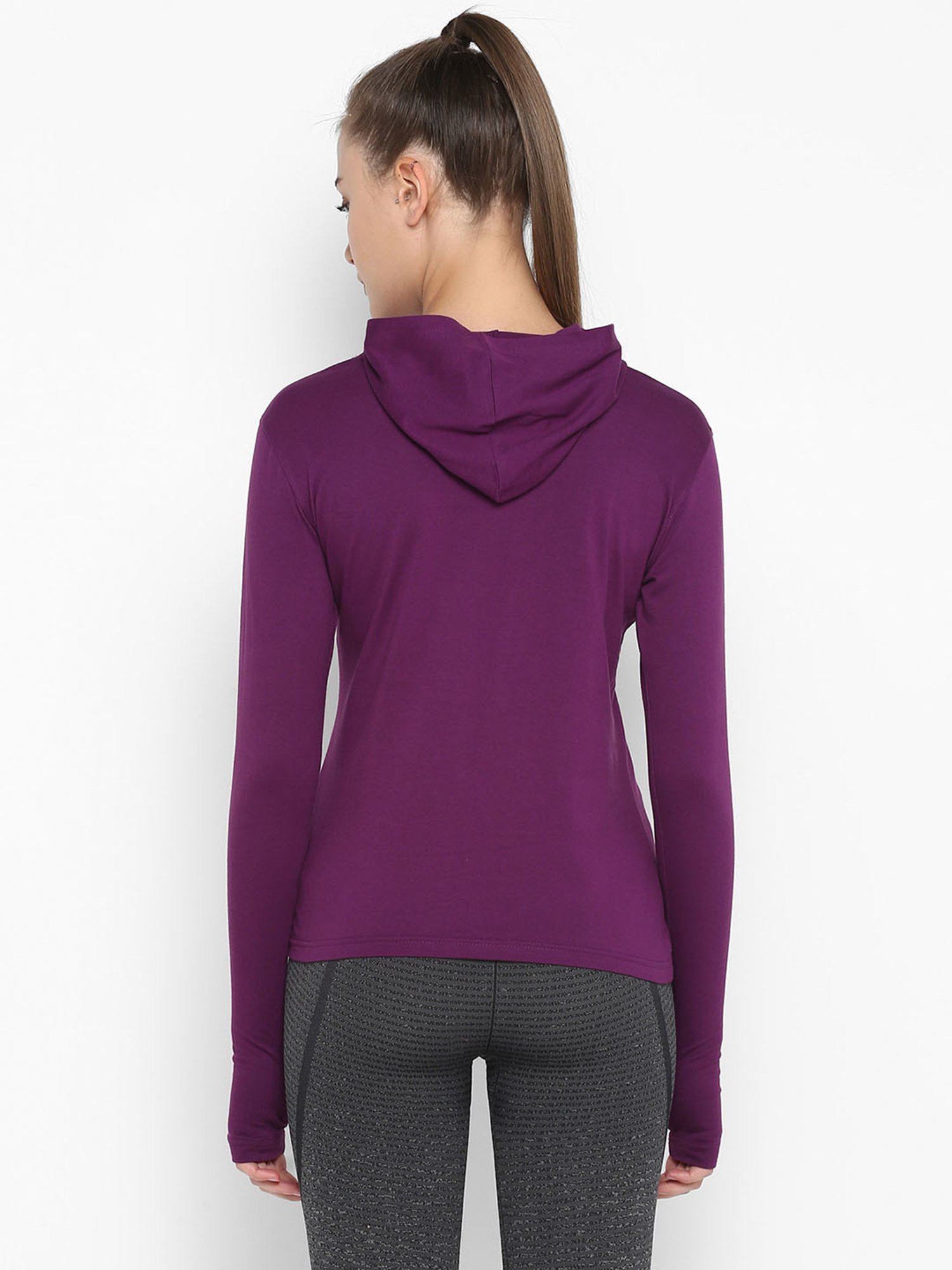 Appulse Purple Cotton Slim Fit T-Shirt