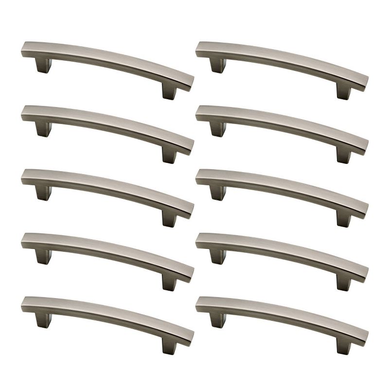 Franklin Brass 10pk 4" Pierce Pull Heirloom Silver