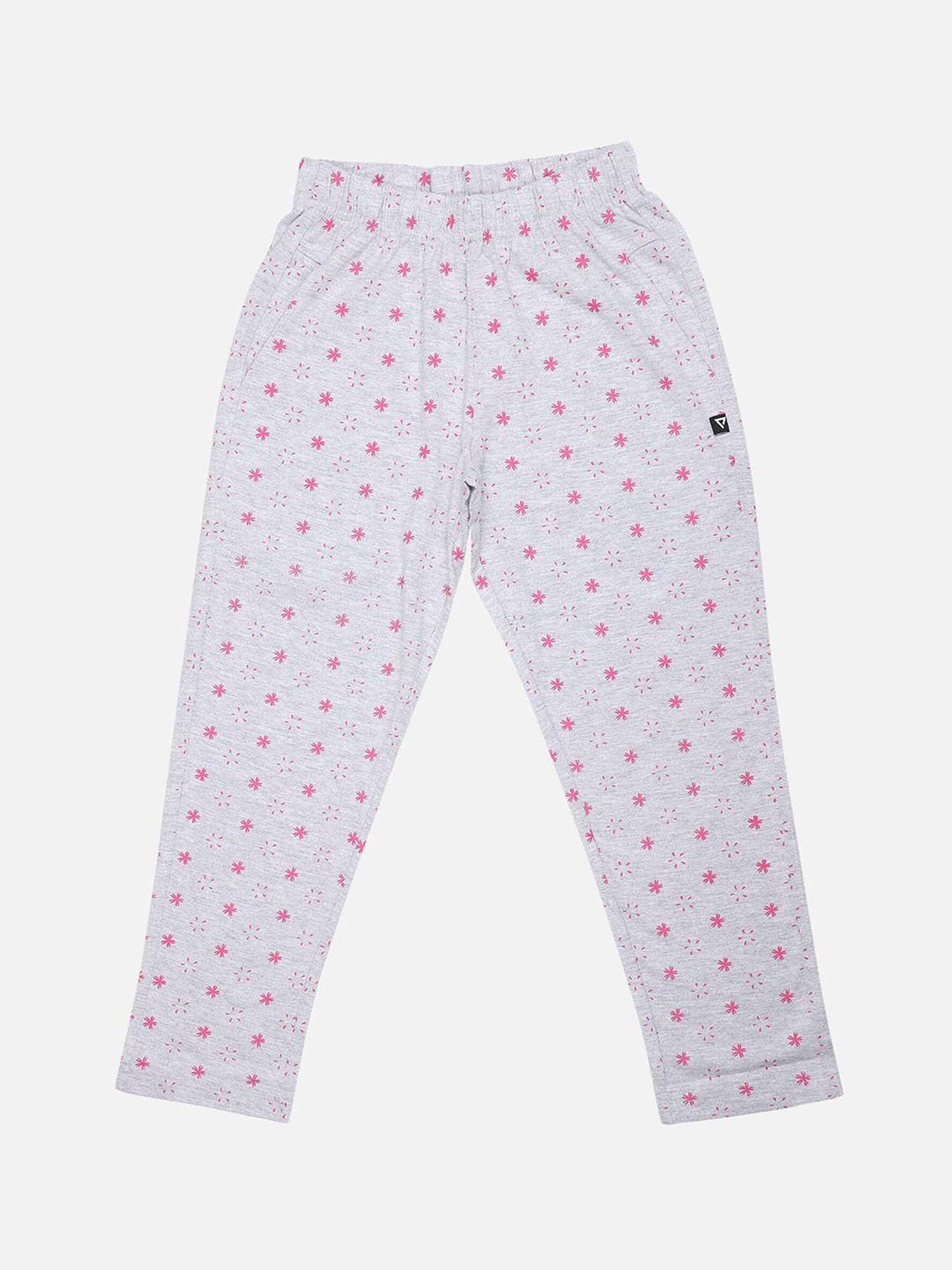 Proteens Girls Grey Printed Trackpants