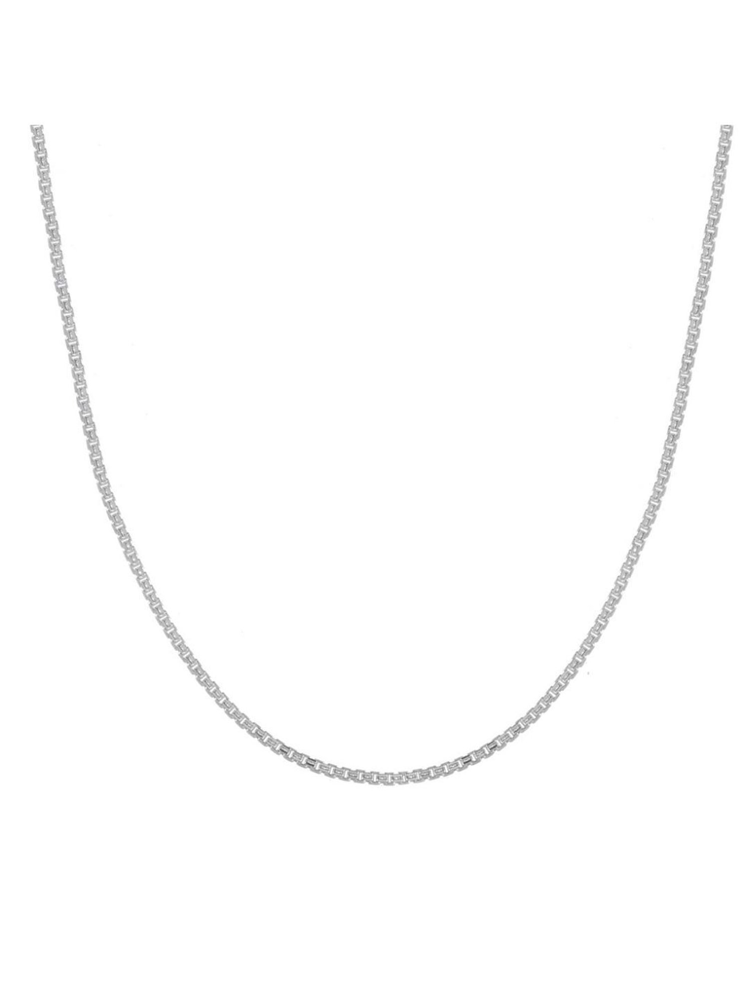 Zavya Sleek and Modern Golden Plated 92.5 Sterling Silver Box Chain