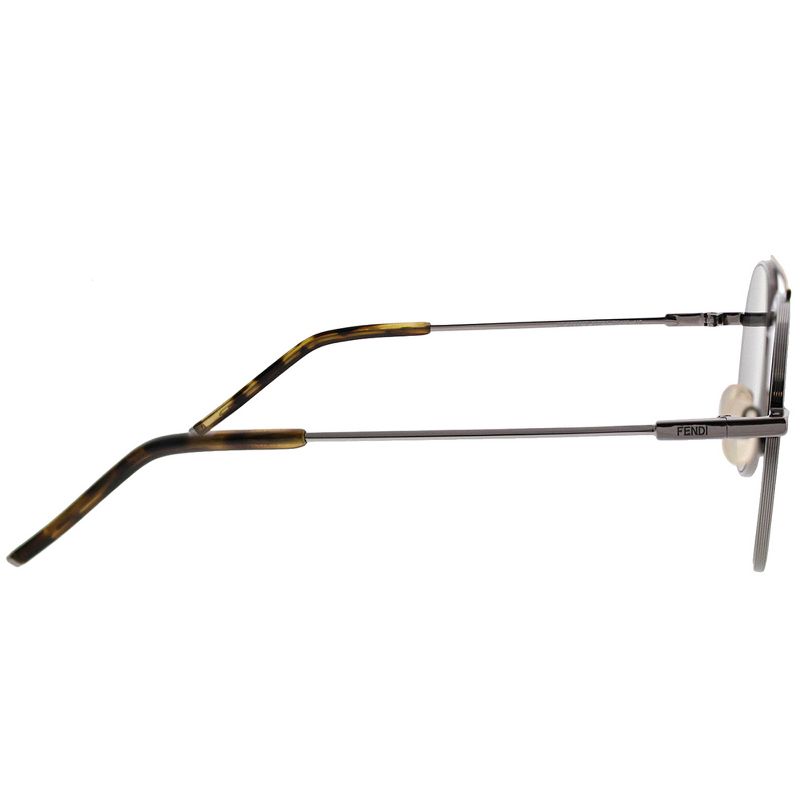 Fendi Fendi Air  6LB T4 Unisex Aviator Sunglasses Ruthenium 56mm