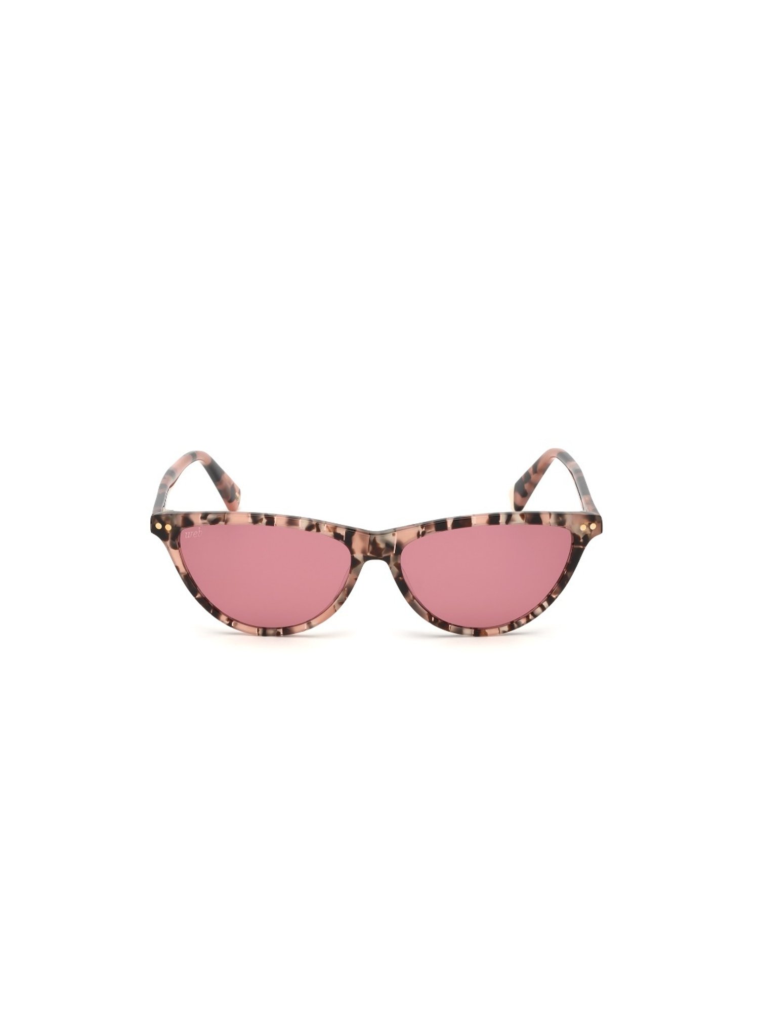 WEB EYEWEAR Pink Oval Sunglasses for Women
