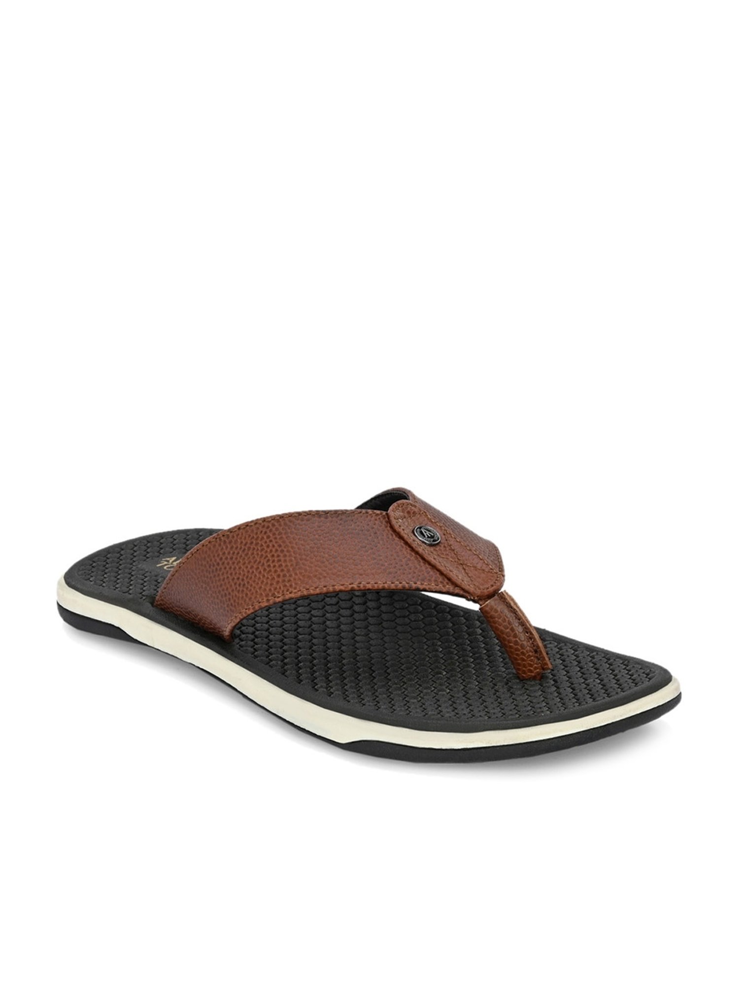 Alberto Torresi Men's Tan Thong Sandals