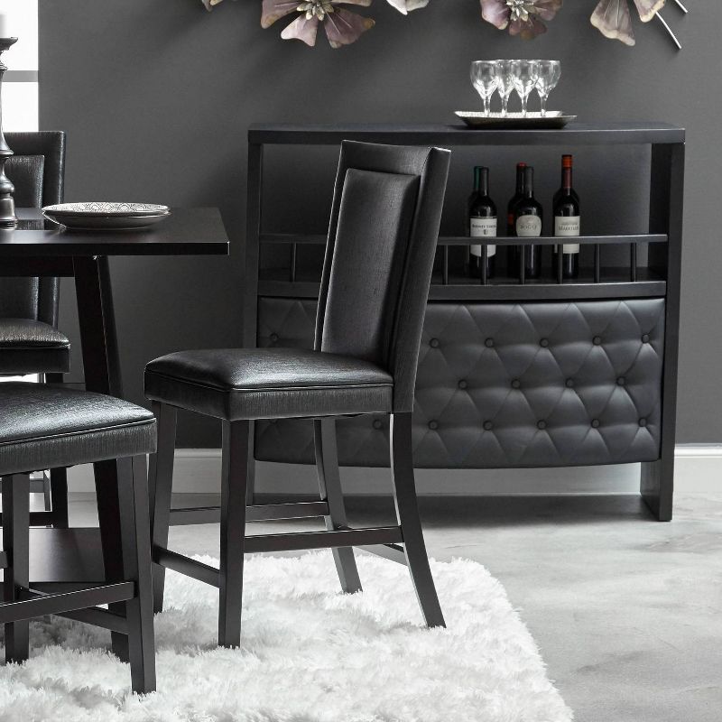 Wood Bar Black - Home Source