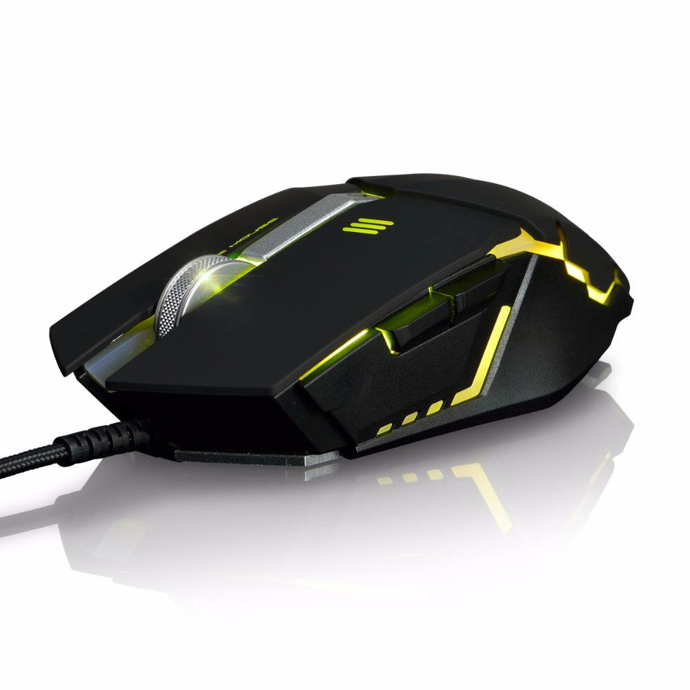 Ajazz GTC 7 keys DPI 500/1000/1500/2000 A5050 Master chip support driver with all-metal wheel magnetic ring USB interface mouse