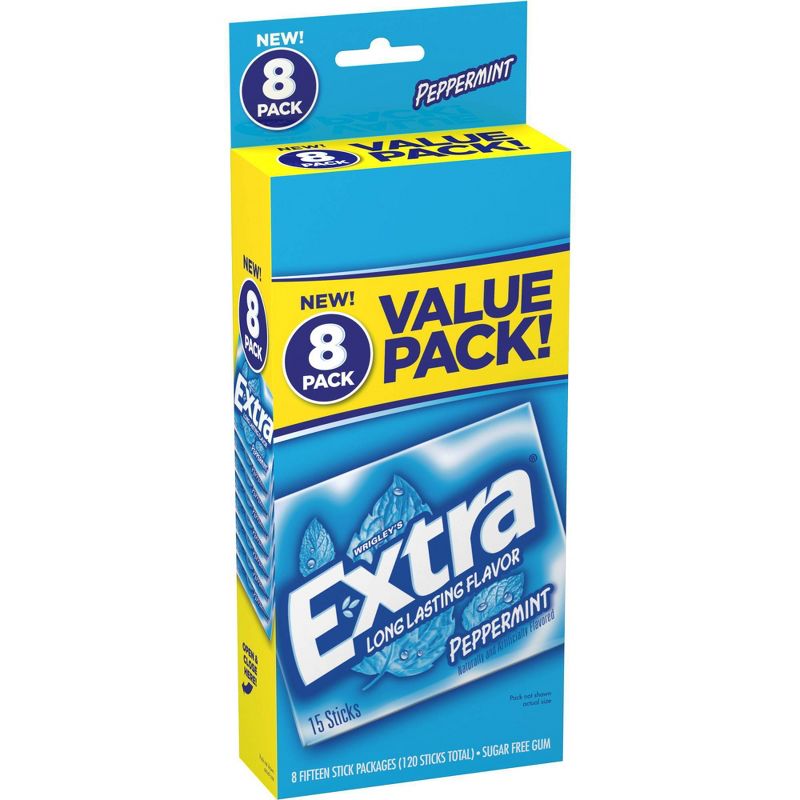 Extra Peppermint Sugar-Free Gum Value Pack – 120ct