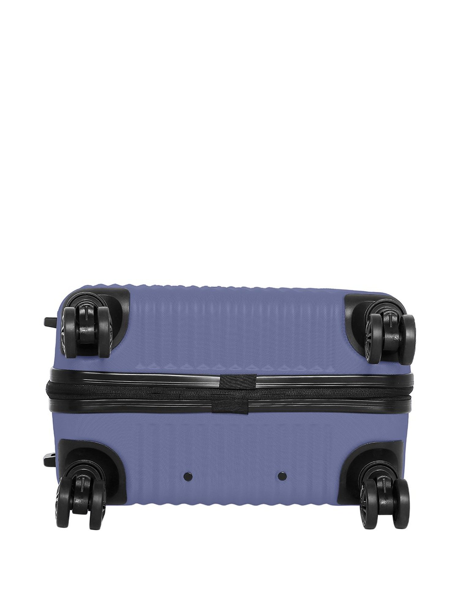 Swiss Brand Riga Navy Medium Hard Trolley Bag - 24 cm