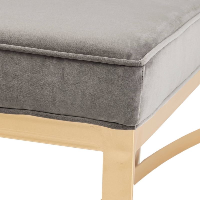 Juneau Demilune Accent Bench Brown - Treasure Trove Accents