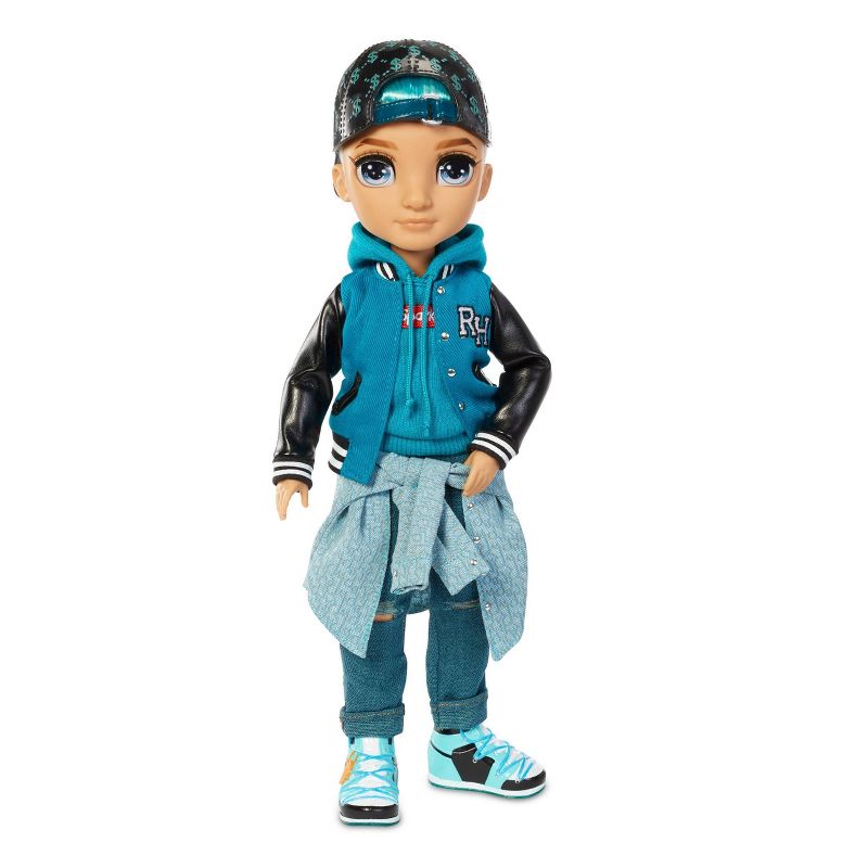 Rainbow High River Kendall – Teal Boy Fashion Doll with 2 Complete Mix & Match Outfits and Accessories