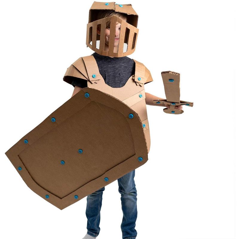 JumpOff Jo Cardboard Construction Kit 36 Cardboard Screws, 1 Screwdriver, 1 Cardboard Saw - for STEM, Engineering, Arts, and More, Ages 6+