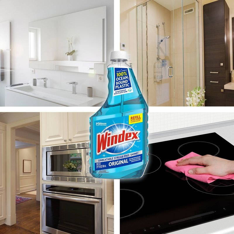 Sprayway Glass Cleaner Ammonia Free Aerosol - 19oz