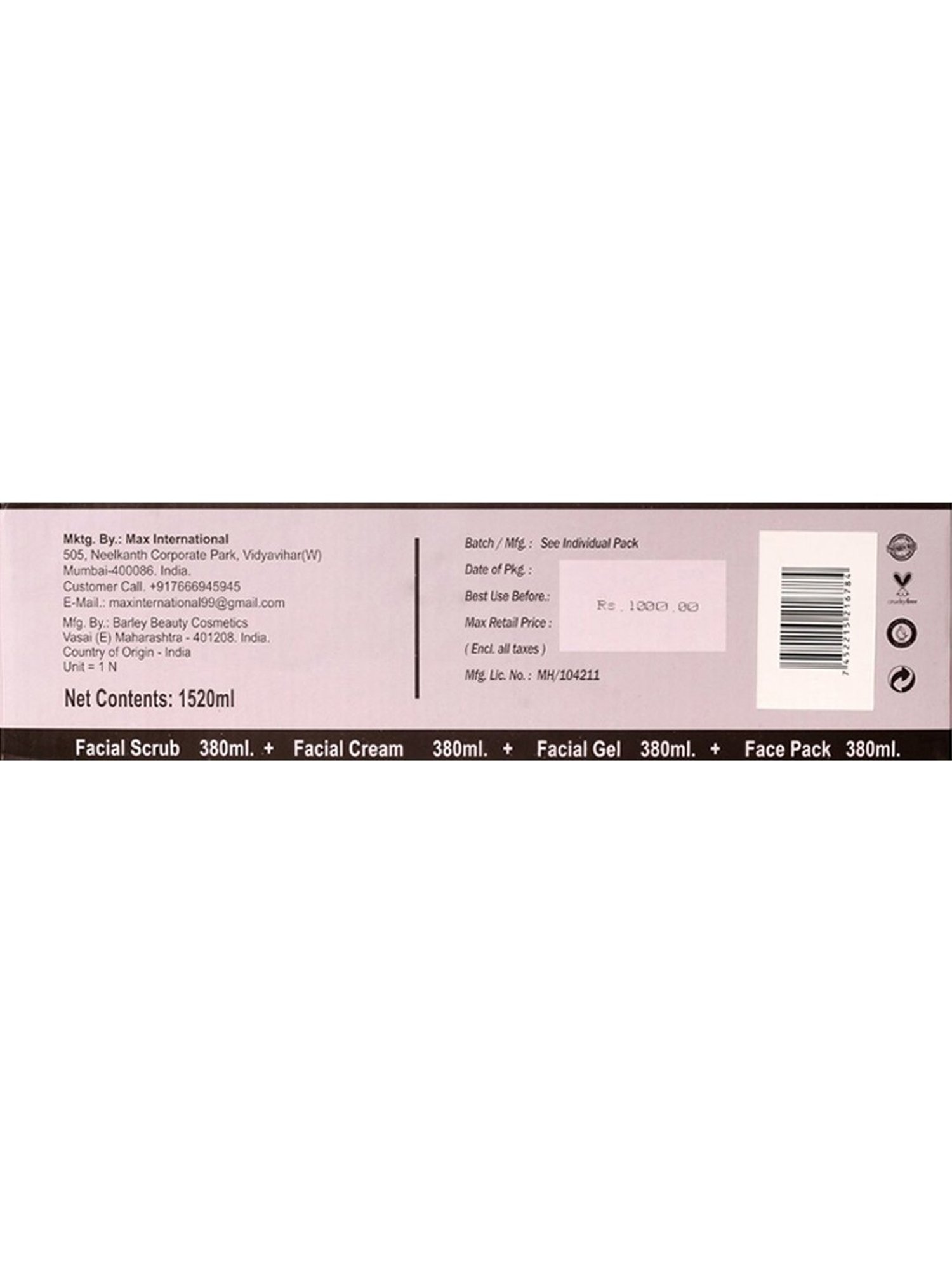 Jeva Papaya Eco Facial Kit