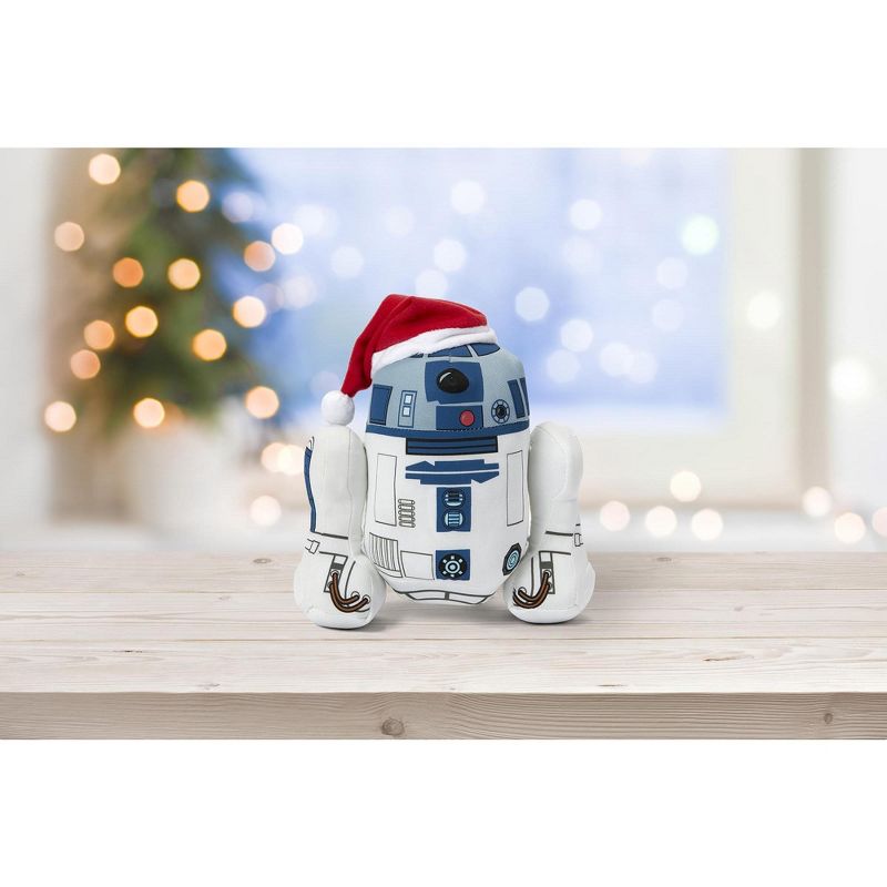 Se7en20 Star Wars Talking Santa R2D2 9" Plush Doll