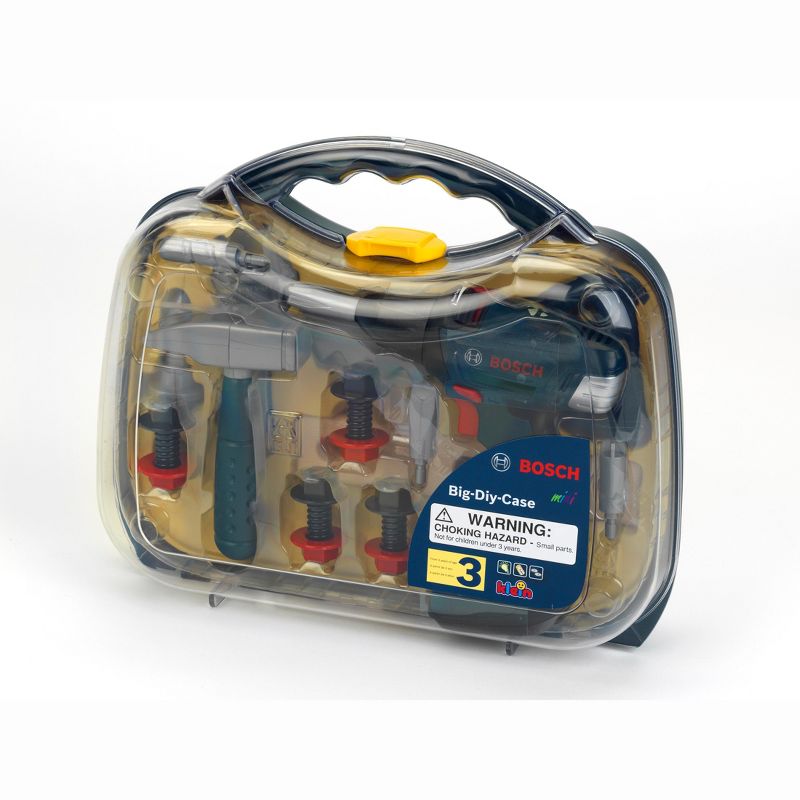 Theo Klein Bosch Big DIY Case with Cordless Drill, Blue