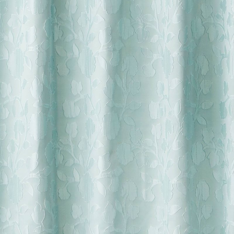 Vern Yip Leaf Silhouette Shower Curtain Aqua - SKL Home