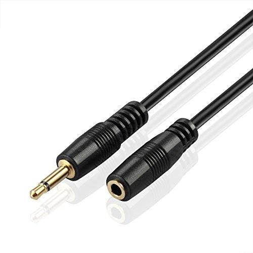 tnp 3.5mm mono extension 3ft  12v trigger, ir infrared sensor receiver extension extender, 3.5mm 1/8" ts monaural mini mono audio plug jack connector male to female cable wire cord