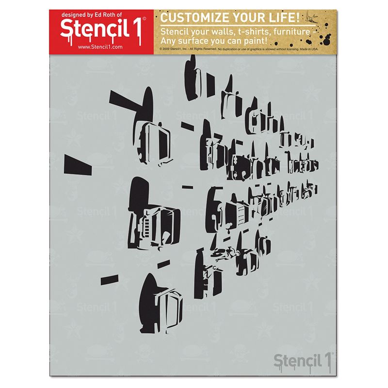 Stencil1 Traffic - Stencil 8.5" x 11"