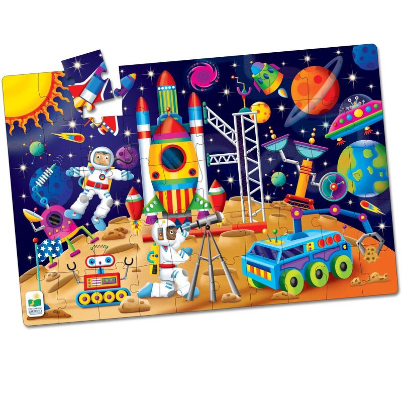 The Learning Journey Jumbo Floor Puzzles  Out In Space 50 pieces