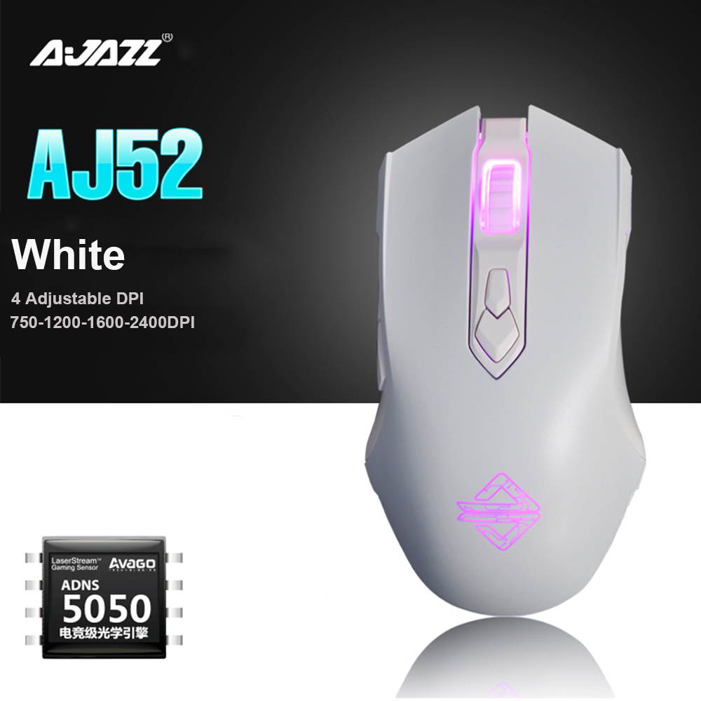 UrChoiceLtd&reg;USB Wired Mouse RGB Optical Ergonomics 7-Key 2400DPI Crack Athletics Gaming Mouse Laptop PC Computer Mouse