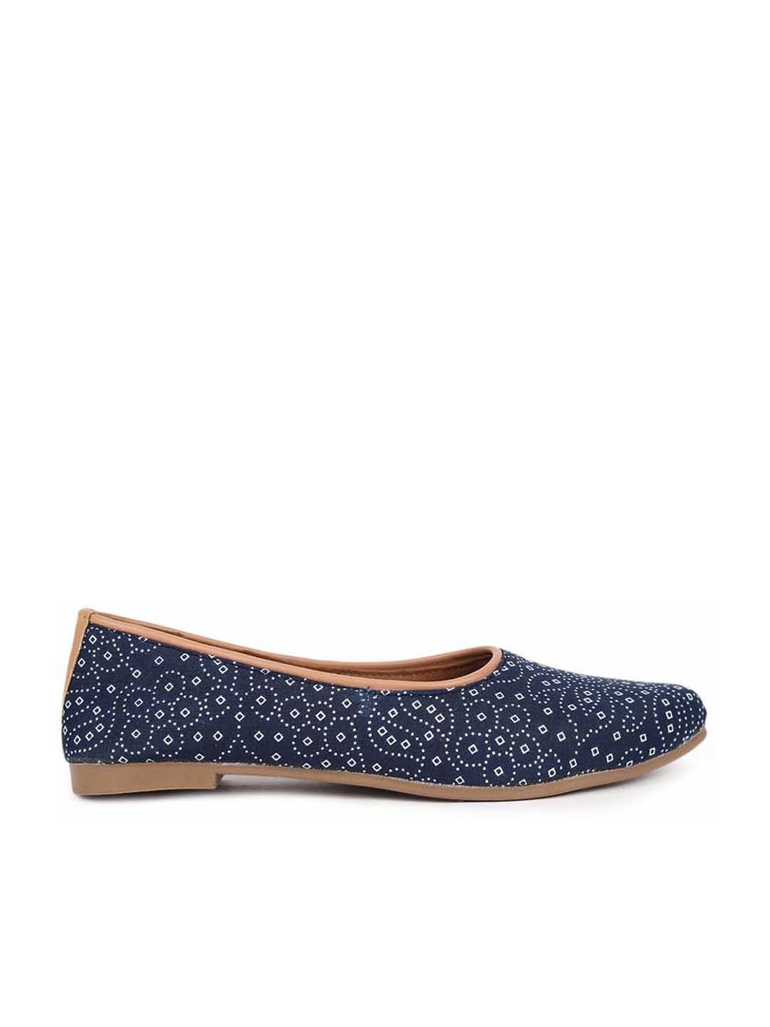 Kiana Women's Blue Flat Ballets