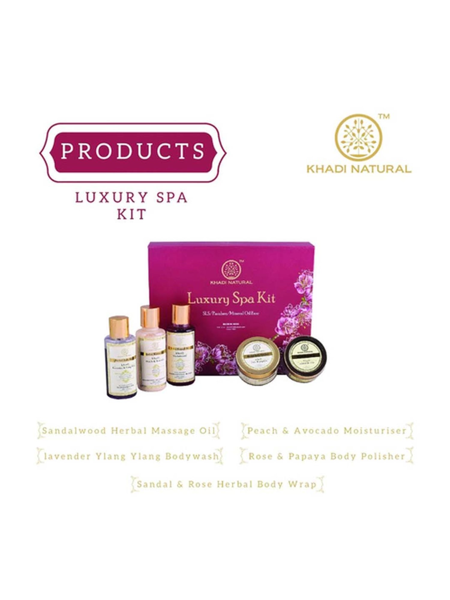 Khadi Natural Herbal Luxury Spa Kit - 500 gm