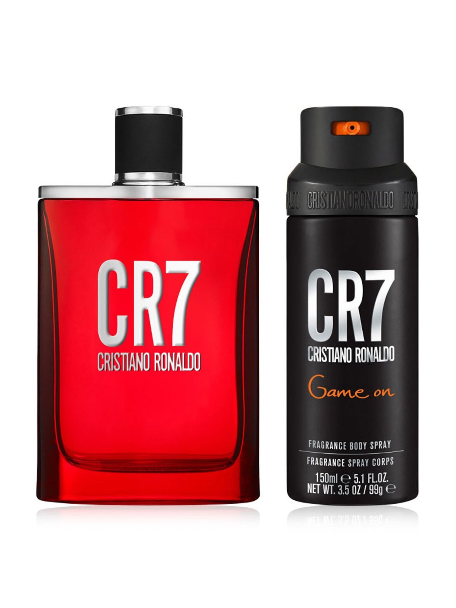 Cristiano Ronaldo CR7 Eau de Toilette & Game On Body Spray Set