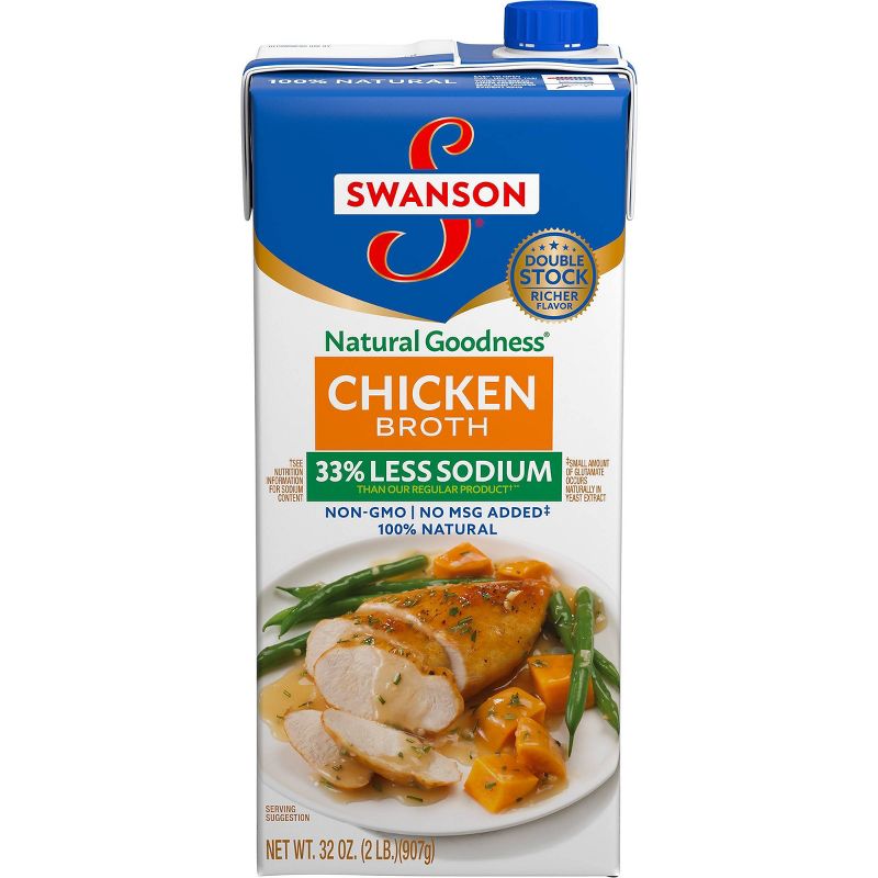 Swanson Natural Goodness Chicken Broth Carton - 32oz