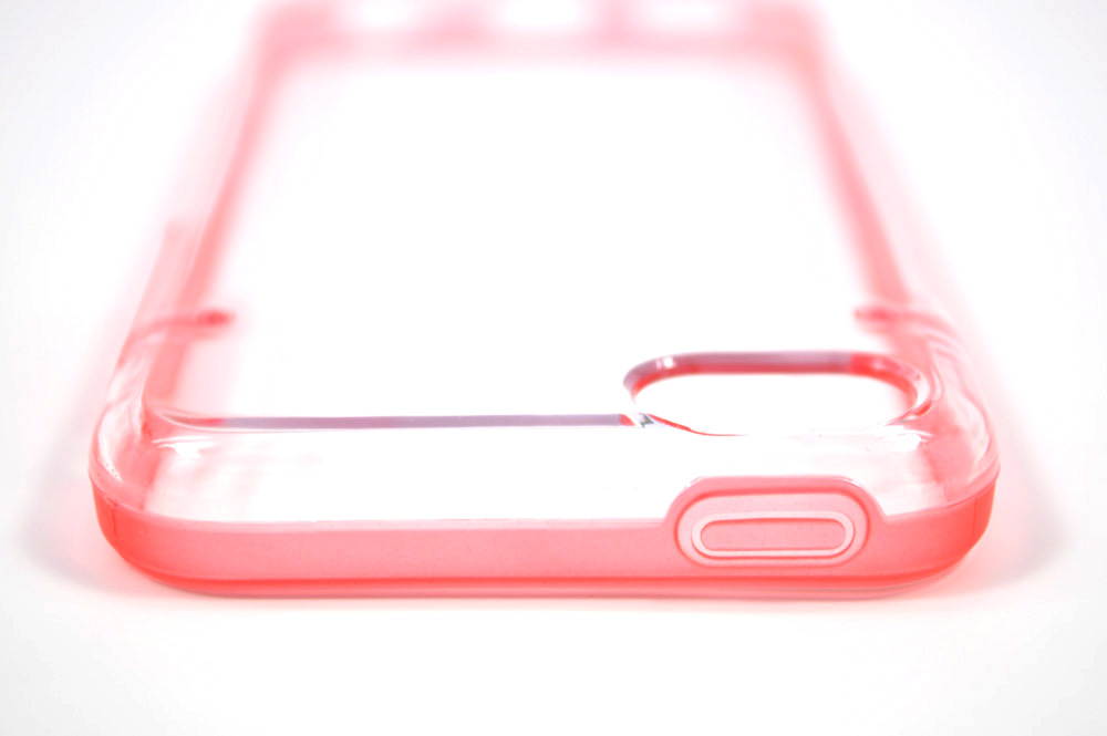 Red Glow in the Dark Rubber Edge iPhone 5C Plastic Cell Phone Cover Case with Free Stylus
