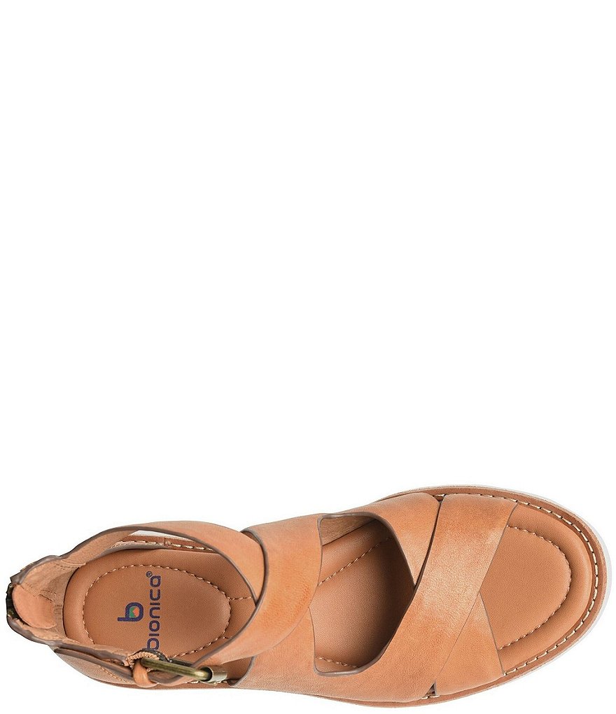 bionica Women's Denali 2 Collection Dania Leather Block Heel Sandals